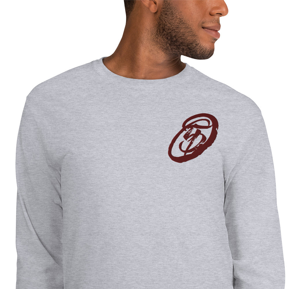 Stitched Logo Long Sleeve Shirt